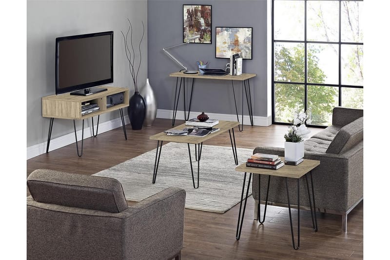 Owen TV-bord 107x50 cm Træ/Natur - Dorel Home - Møbler - TV borde & mediemøbler - TV-borde