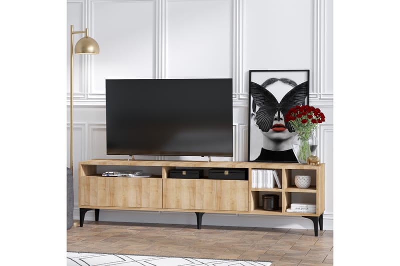 Palfrey TV-Bord 180 cm - Natur - Møbler - TV borde & mediemøbler - TV-borde