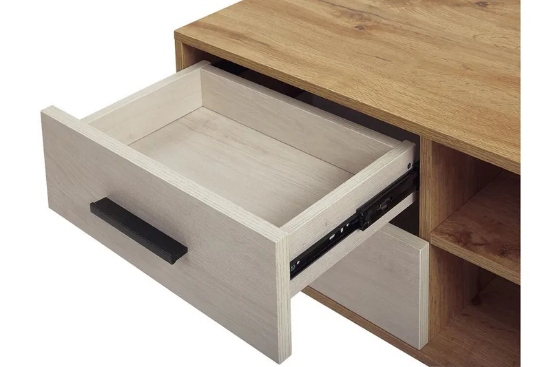 Poblat TV-Bord 120 cm - Hvid - Møbler - TV borde & mediemøbler - TV-borde