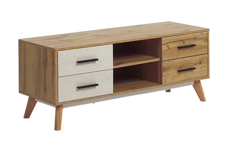 Poblat TV-Bord 120 cm - Hvid - Møbler - TV borde & mediemøbler - TV-borde