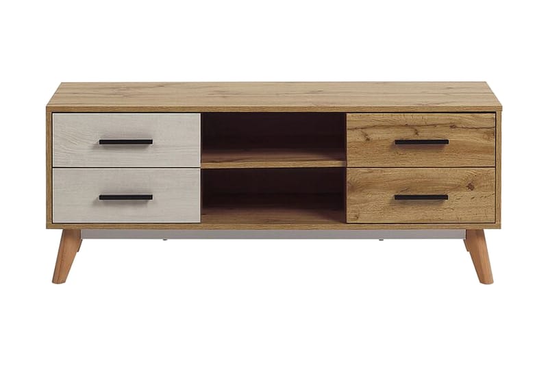 Poblat TV-Bord 120 cm - Hvid - Møbler - TV borde & mediemøbler - TV-borde