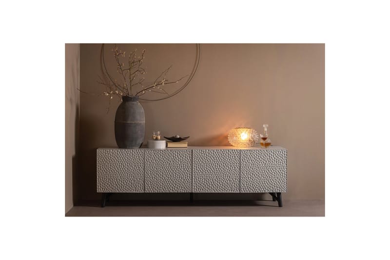 Prezi TV-bord 46 cm - Beige - Møbler - TV borde & mediemøbler - TV-borde