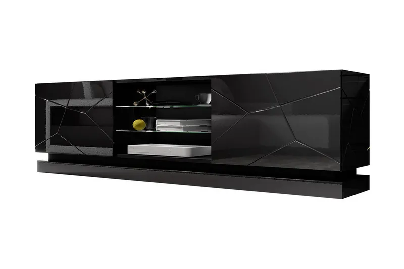 Qiu TV-Bord 200 cm, Sort