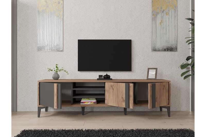 Ramjan TV-Bord 180 cm - Antracit - TV-borde
