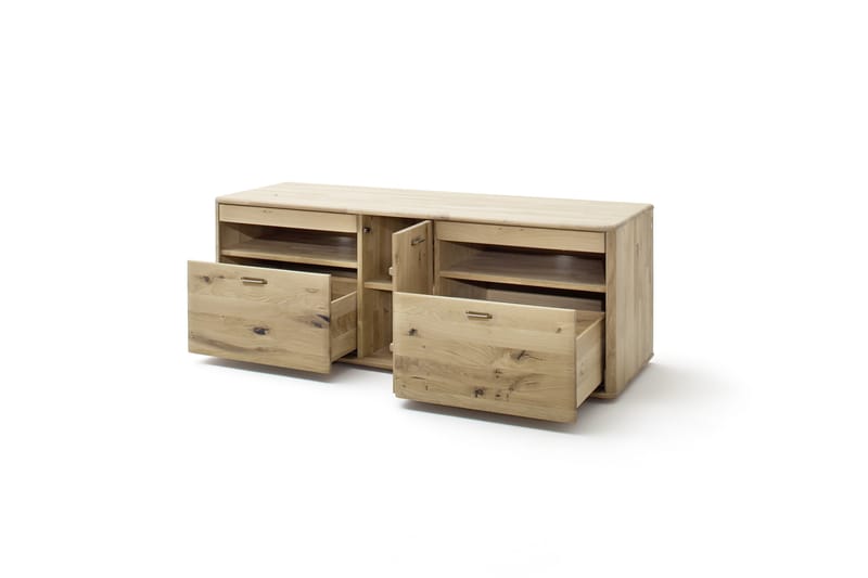 Ravello tv-bænk 156 cm - Træ/natur - Møbler - TV borde & mediemøbler - TV-borde