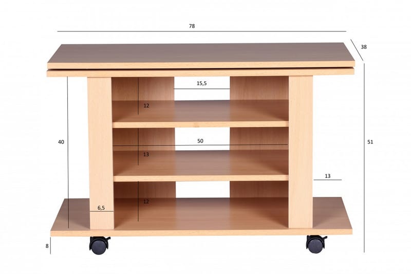 Reeti TV-Bord 75 cm - Træ/natur - Møbler - TV borde & mediemøbler - TV-borde