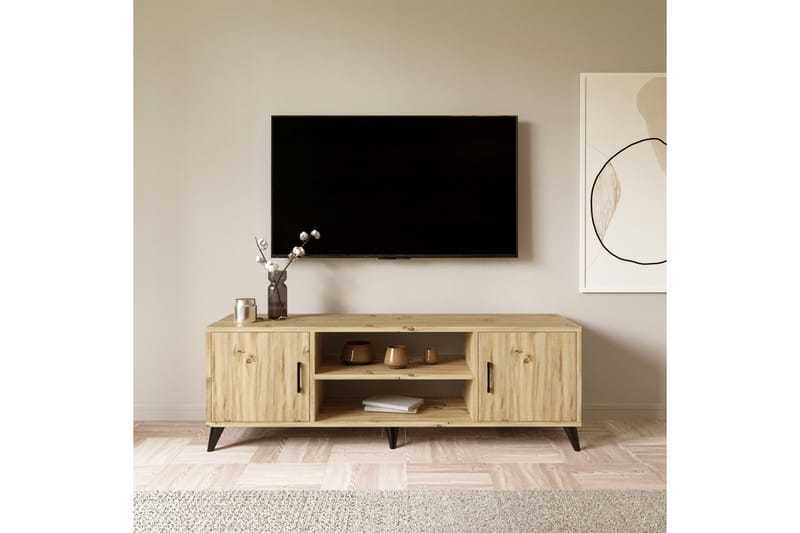 Rertierry TV-bord 150 cm - Natur - TV-borde
