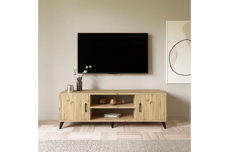Rertierry TV-bord 150 cm - Natur - Møbler - TV borde & mediemøbler - TV-borde