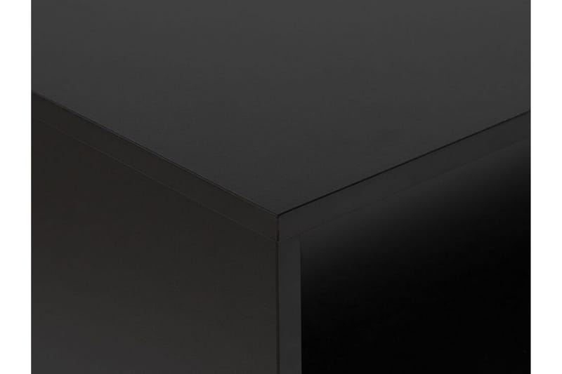 Revelle Fritstående TV-bord 150 cm med Opbevaring i Lyst Træ - Sort - Møbler - TV borde & mediemøbler - TV-borde
