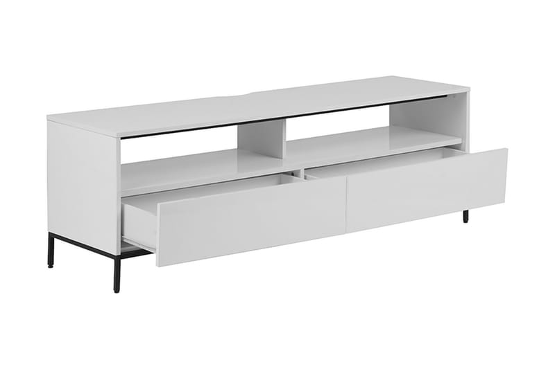 Revelle TV-Bord 150 cm med LED - Hvid - Møbler - TV borde & mediemøbler - TV-borde