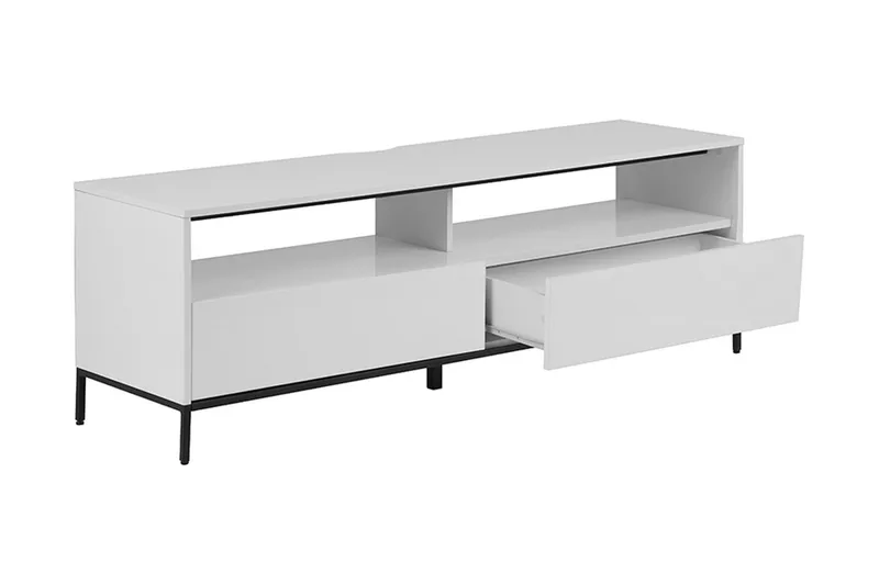 Revelle TV-Bord 150 cm med LED - Hvid - Møbler - TV borde & mediemøbler - TV-borde