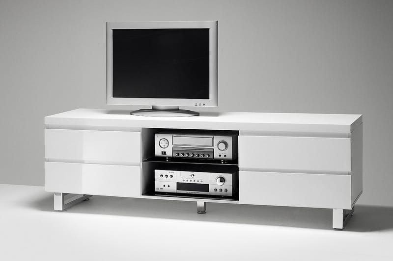 Revesby TV-Bord 167 cm Høj - Hvid - TV-borde