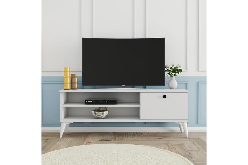 Reyne TV-bord 120 cm - Hvid - TV-borde