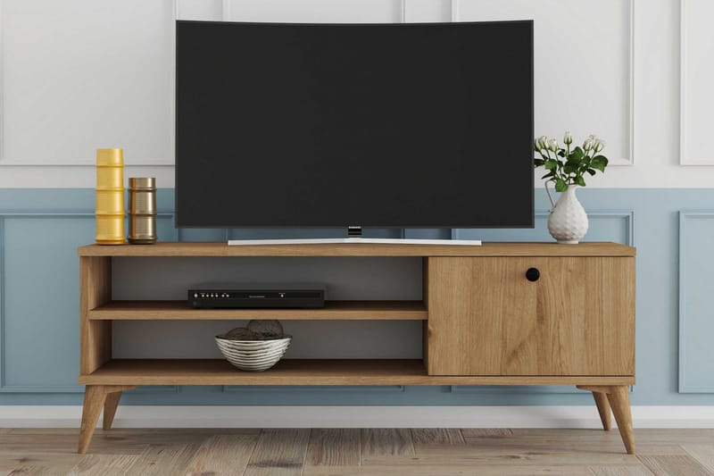 Reyne TV-Bord 120 cm - Natur - Møbler - TV borde & mediemøbler - TV-borde