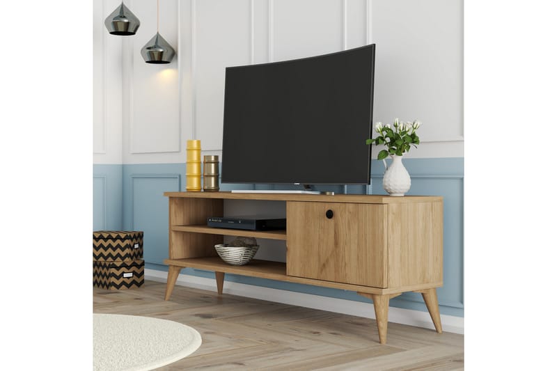 Reyne TV-Bord 120 cm - Natur - Møbler - TV borde & mediemøbler - TV-borde