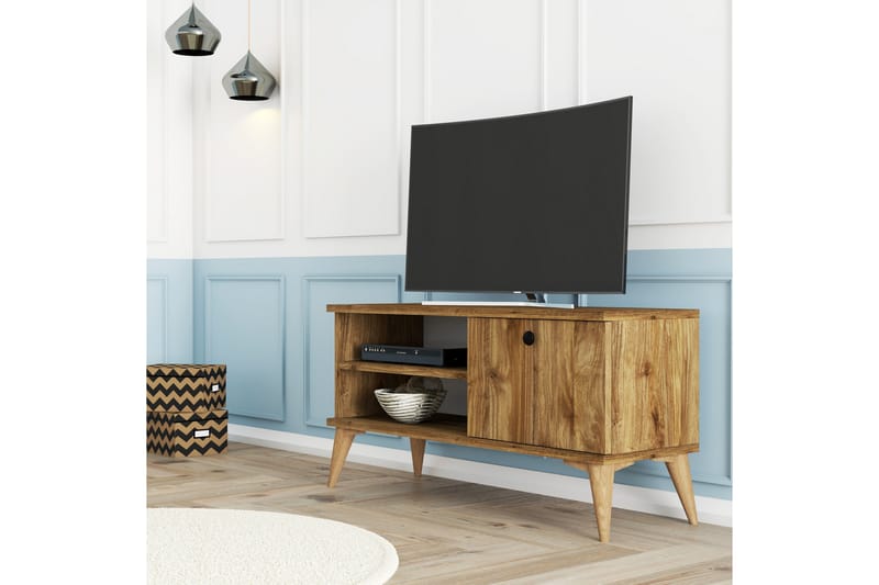 Reyne TV-bord 90 cm - Valnød - TV-borde