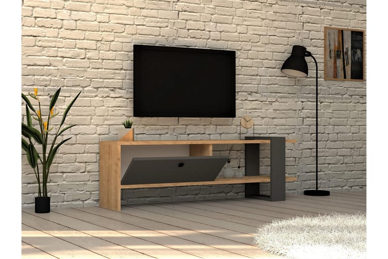 Rinorea TV-Bord 120x36,8 cm - Antracit - Møbler - TV borde & mediemøbler - TV-borde