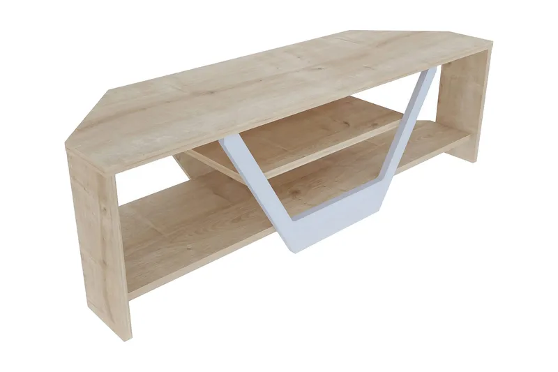 Rinorea TV-Bord 120x36,8 cm, Hvid