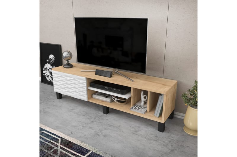 Rinorea TV-Bord 140x40,3 cm - Blå - TV-borde