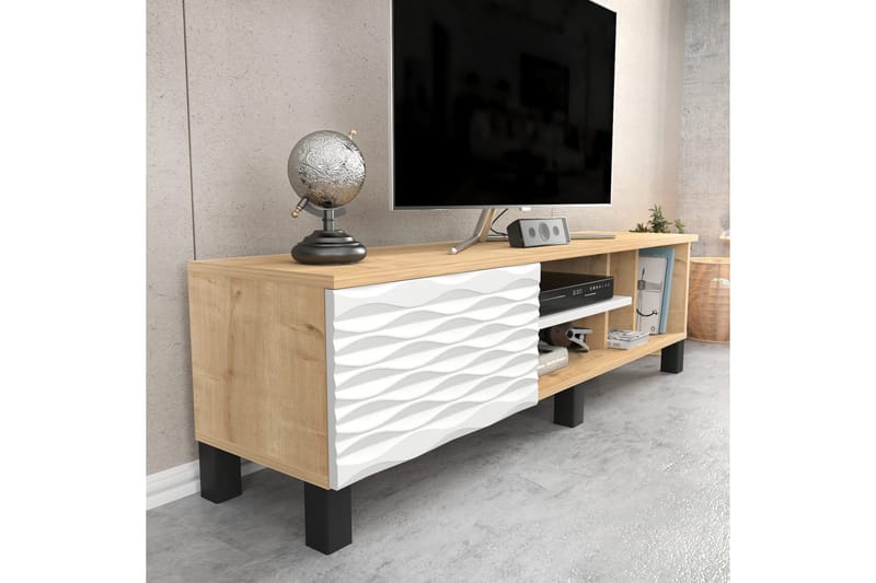 Rinorea TV-Bord 140x40,3 cm - Blå - Møbler - TV borde & mediemøbler - TV-borde