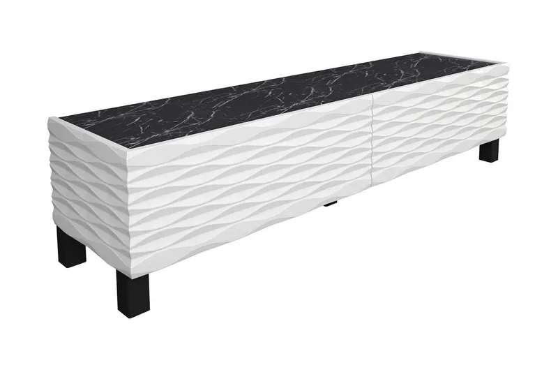 Rinorea TV-Bord 149,2x38 cm, Hvid