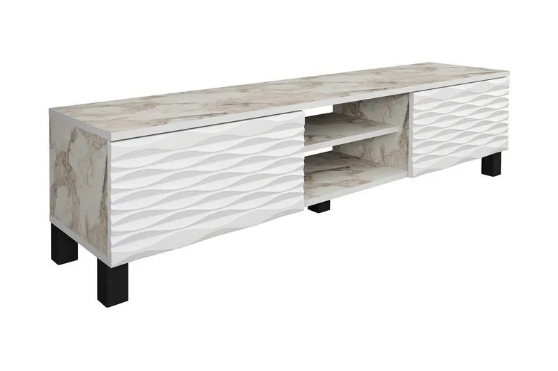 Rinorea TV-Bord 150x40,3 cm, Hvid