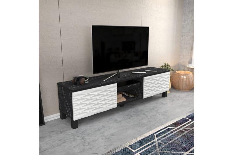 Rinorea TV-Bord 150x40,3 cm - Sort - Møbler - TV borde & mediemøbler - TV-borde
