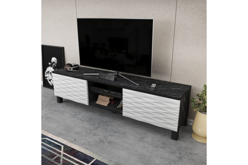 Rinorea TV-Bord 150x40,3 cm - Sort - Møbler - TV borde & mediemøbler - TV-borde