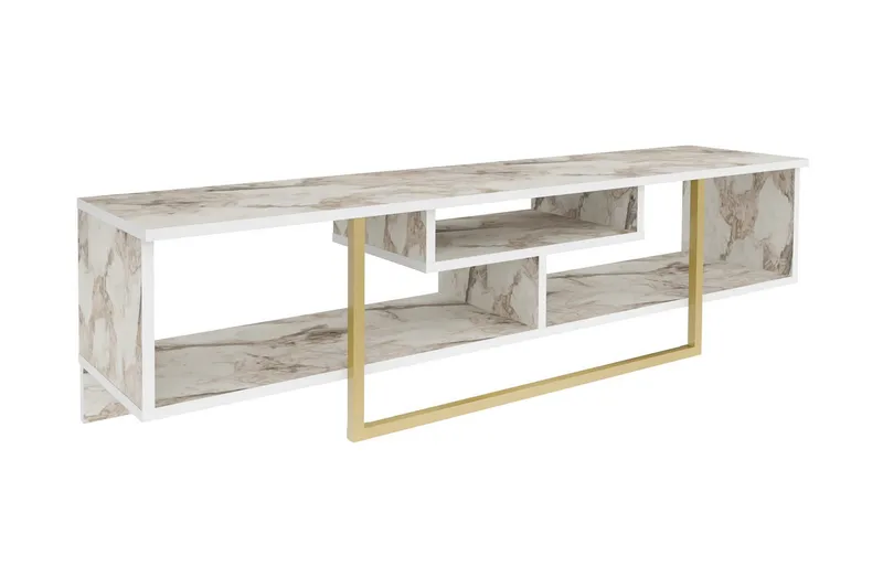 Rinorea TV-Bord 150x40 cm, Guld