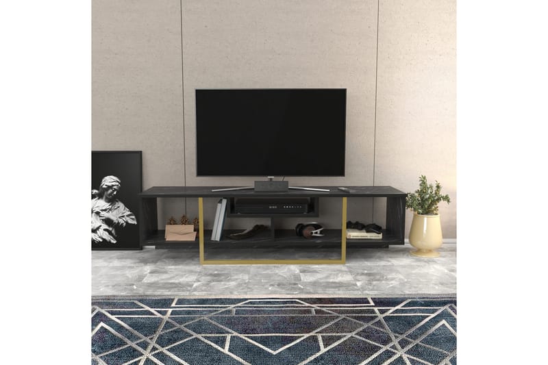Rinorea TV-Bord 150x40 cm - Sort - TV-borde