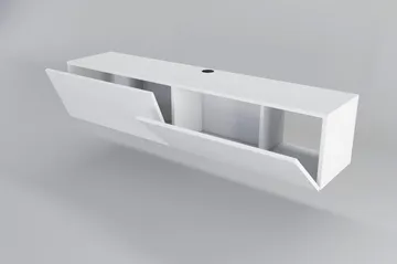 Rinorea TV-Bord 159,7x34,1 cm - Hvid - Møbler - TV borde & mediemøbler - TV-borde
