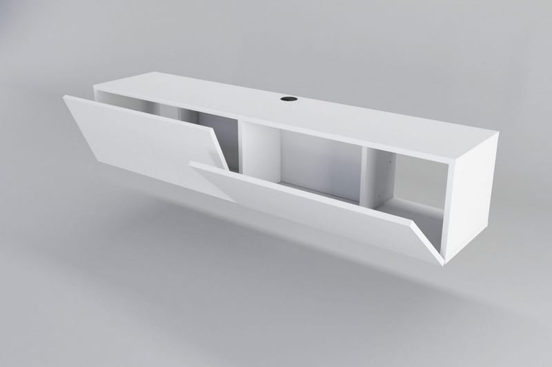 Rinorea TV-Bord 159,7x34,1 cm - Hvid - Møbler - TV borde & mediemøbler - TV-borde