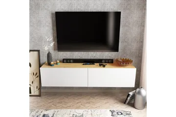 Rinorea TV-Bord 159,7x34,1 cm - Hvid - Møbler - TV borde & mediemøbler - TV-borde