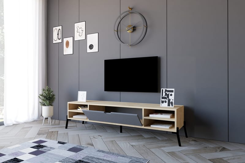 Rinorea TV-Bord 160x36 cm - Blå - Møbler - TV borde & mediemøbler - TV-borde