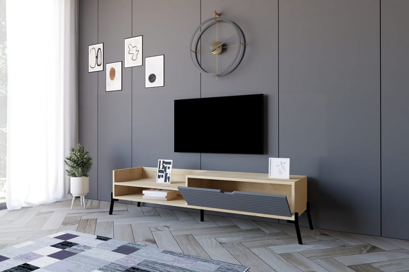 Rinorea TV-Bord 160x36 cm - Blå - Møbler - TV borde & mediemøbler - TV-borde