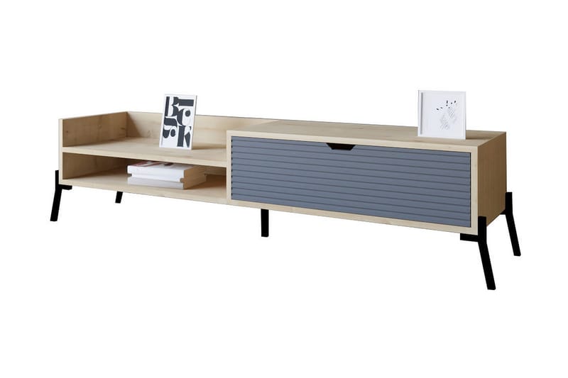 Rinorea TV-Bord 160x36 cm - Blå - Møbler - TV borde & mediemøbler - TV-borde