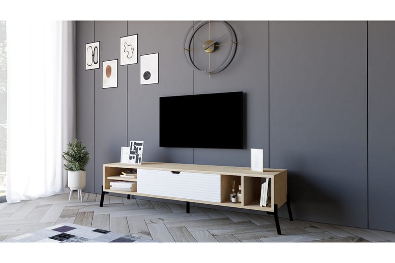 Rinorea TV-Bord 160x36 cm - Blå - TV-borde