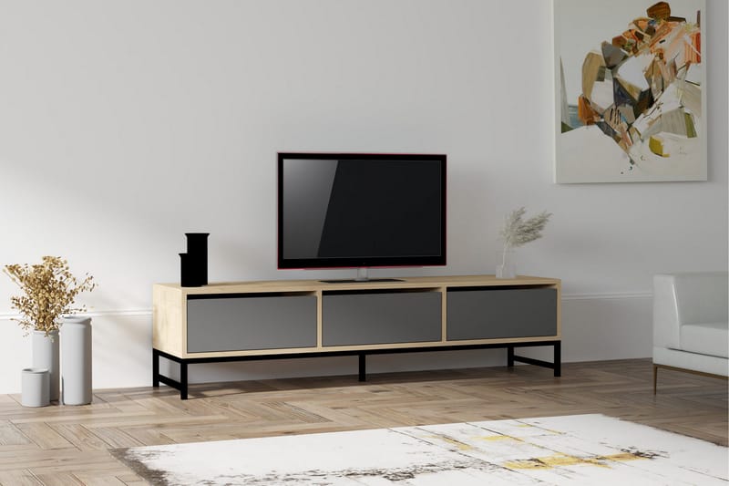 Rinorea TV-Bord 160x40 cm - Blå - TV-borde