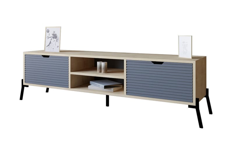 Rinorea TV-Bord 160x41 cm - Blå - Møbler - TV borde & mediemøbler - TV-borde