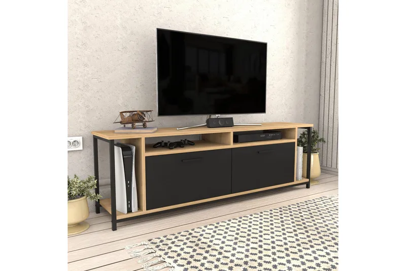 Rinorea TV-Bord 160x50,8 cm - Brun - Møbler - TV borde & mediemøbler - TV-borde