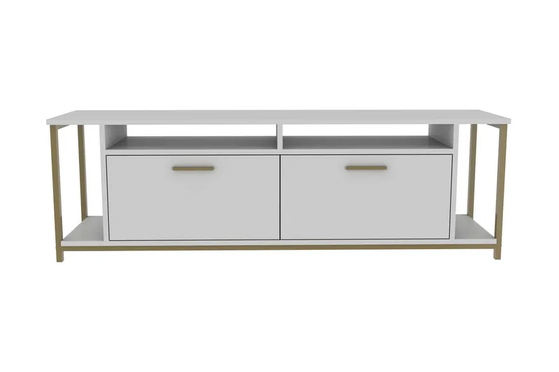 Rinorea TV-Bord 160x50,8 cm - Hvid - Møbler - TV borde & mediemøbler - TV-borde