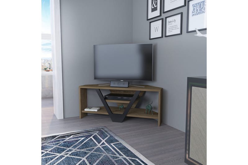 Rinorea TV-Bord 90x36,8 cm - Brun - Møbler - TV borde & mediemøbler - TV-borde
