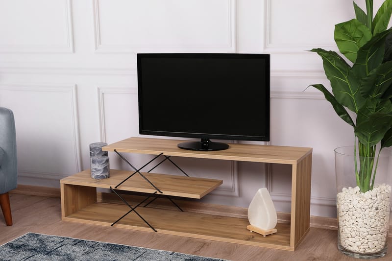 Riyana TV-Bord 120 cm - Natur - Møbler - TV borde & mediemøbler - TV-borde