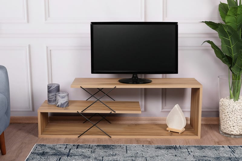 Riyana TV-Bord 120 cm - Natur - Møbler - TV borde & mediemøbler - TV-borde