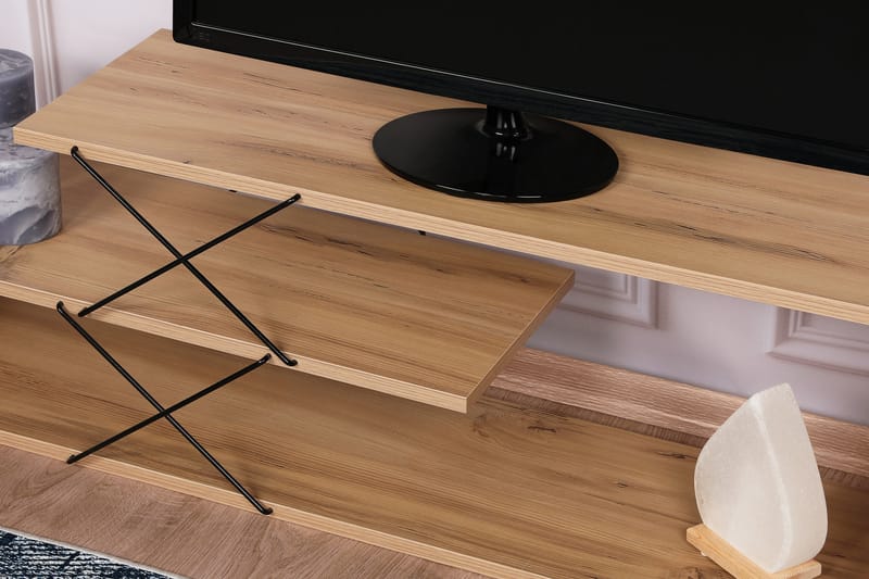 Riyana TV-Bord 120 cm - Natur - Møbler - TV borde & mediemøbler - TV-borde