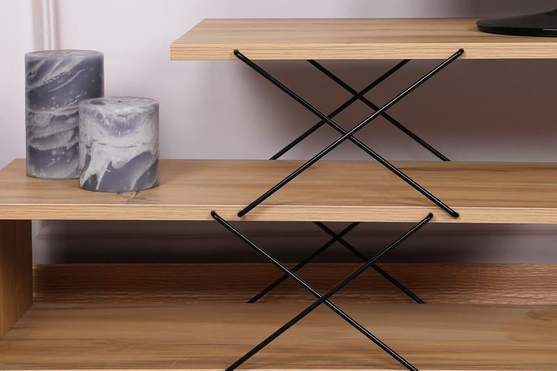 Riyana TV-Bord 120 cm - Natur - Møbler - TV borde & mediemøbler - TV-borde
