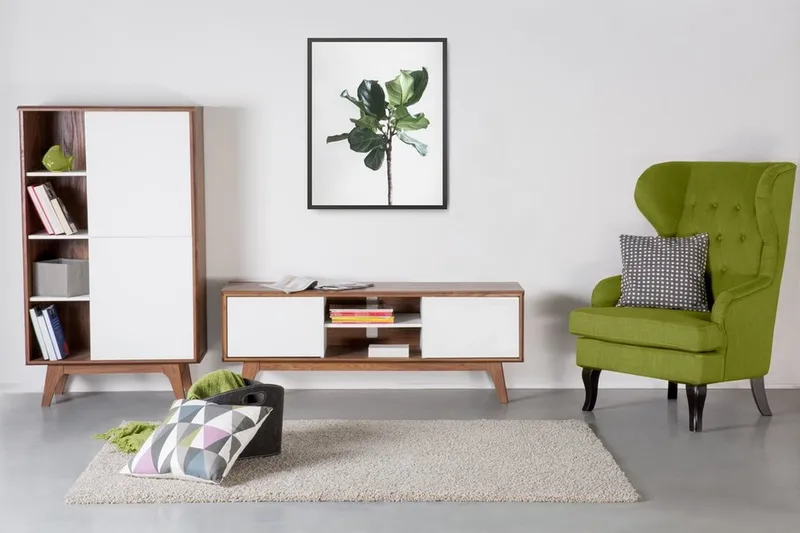 Rochester TV-bord 40 x 142 cm - Træ/natur - Møbler - TV borde & mediemøbler - TV-borde