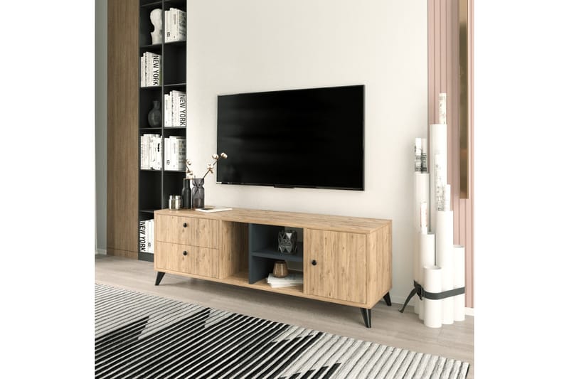 Ruelle TV-bord 150 cm - Natur - Møbler - TV borde & mediemøbler - TV-borde