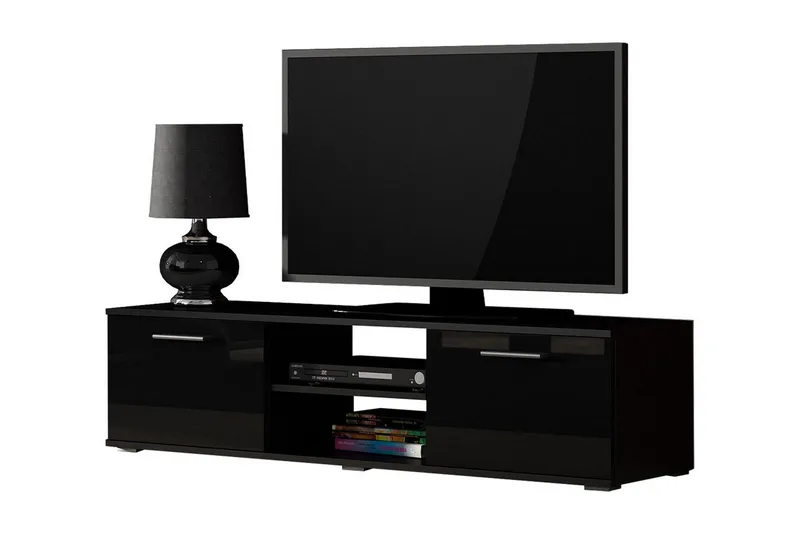 Ruskelsby TV-bänk 140 cm Black - Møbler - TV borde & mediemøbler - TV-borde