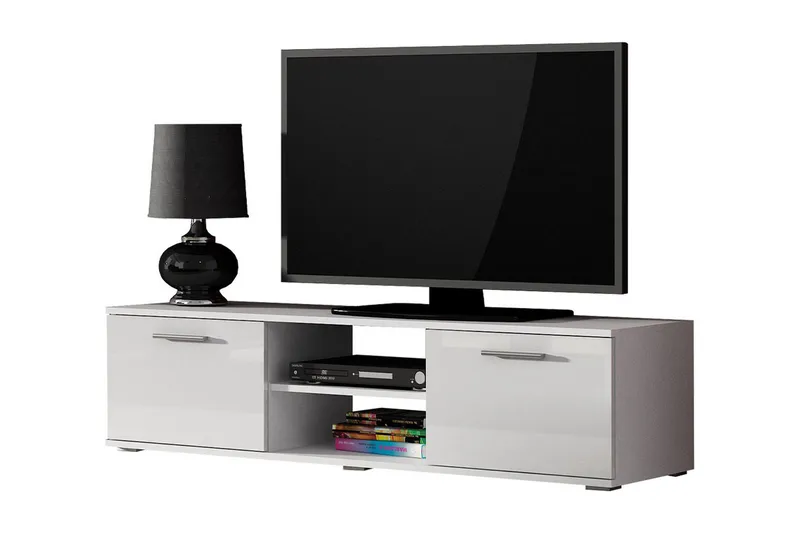 Ruskelsby TV-bänk 140 cm NO_BRAND White - Møbler - TV borde & mediemøbler - TV-borde